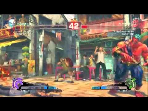 SSF4 jozhear as vega (Claw) vs KokoBananaMan (Hakan) Match 1