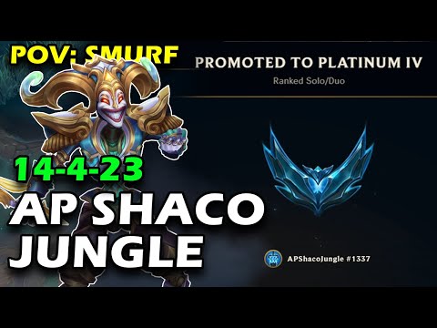 AP Shaco Jungle VS. Hecarim [ SMURF HIT PLATINUM ]
