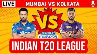 Mumbai Vs Kolkata 22nd T20 Live | MI vs KKR IPL Live Scores & Commentary | Last 10 Overs | IPL 2023
