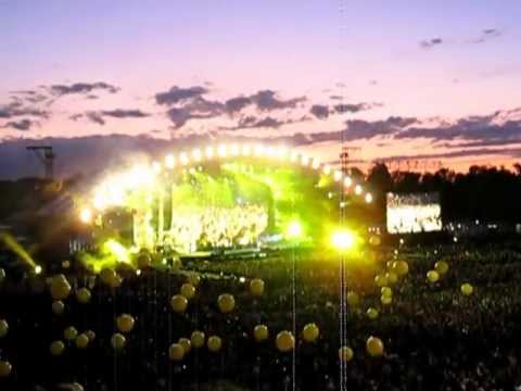 Coldplay Live München Riem 29.08.2009 YELLOW !!!