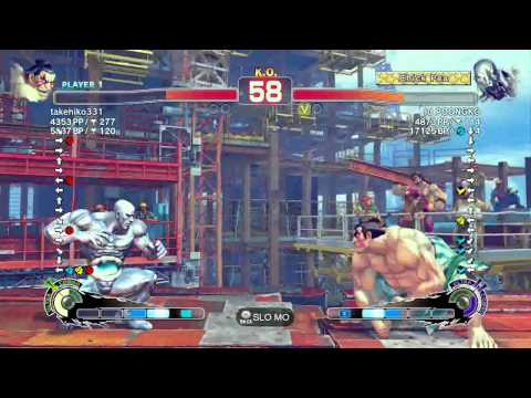 SSF4 AE E Honda (takehiko331) vs Seth (Poongko) Japanese Ranking Match