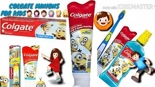 #colgate for kids #kidstoothpaste COLGATE MINIONS KIDS TOOTHPASTE