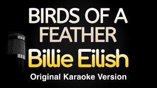 Download lagu BIRDS OF A FEATHER - Billie Eilish (Karaoke Songs With Lyrics - Original Key) mp3