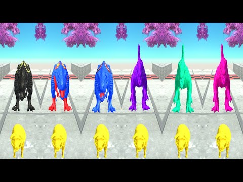Colors Run To Get a Pig - Animal Revolt Battle Simulator Part 11