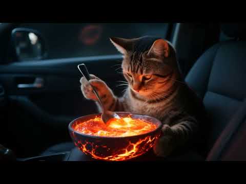 A cat big fire 😺😺