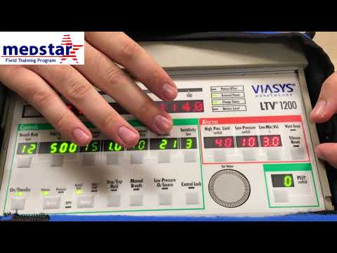 Medstar LTV 1200 Ventilator Operation