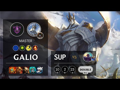 Galio Support vs Braum - EUW Master Patch 11.7