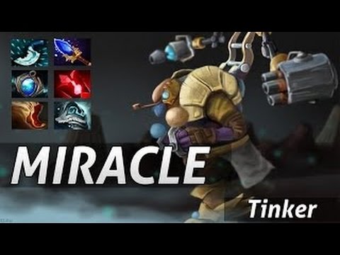 Miracle Tinker 9000 MMR Gameplay - Dota 2 Epic Moments