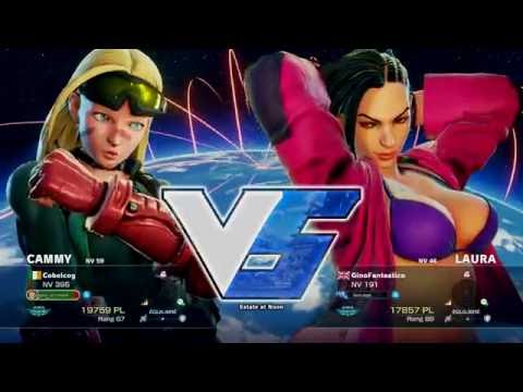 Coblecog ( Cammy ) VS GinoFantastico ( Laura ) HD 1080p 60fps - Street Fighter 5