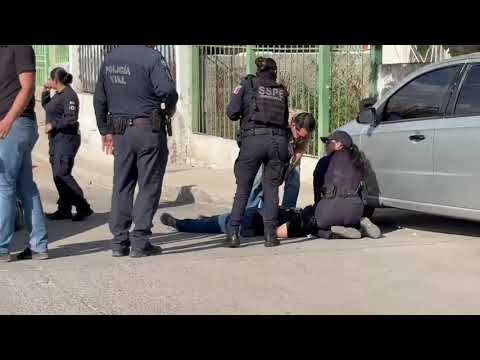 Agreden a militar durante riña en la colonia Rosario; despliegan operativo de búsqueda
