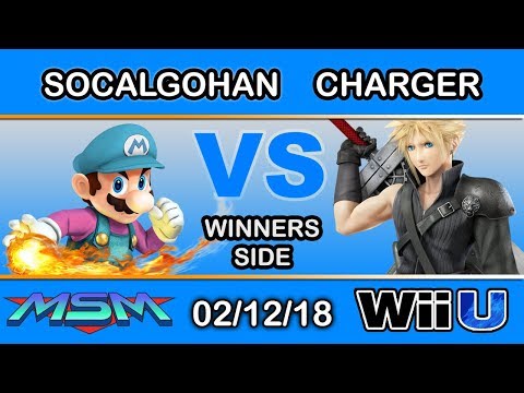 MSM 133 - NXT | SoCalGohan (Mario) Vs. Charger (Cloud) Winners Side - Smash 4