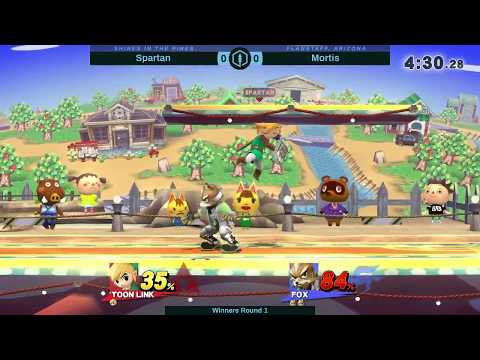 Shines in the Pines 2 - WR1 - Spartan (Toon Link) vs Mortis (Fox)