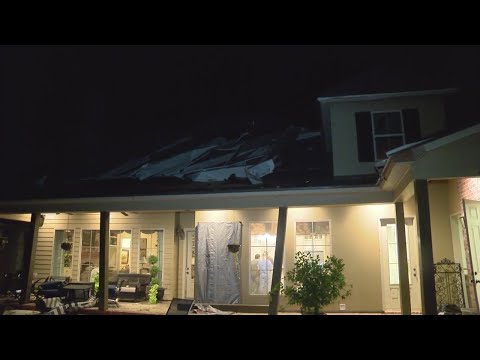 Tornado damages homes in Natchitoches Parish