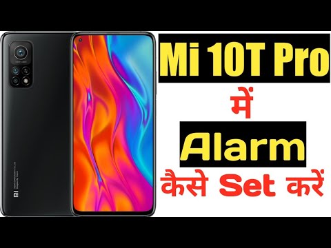How to set alarm in mi 10T pro || mi 10T pro me alarm kaise lagaye || Techie S-Kay ||