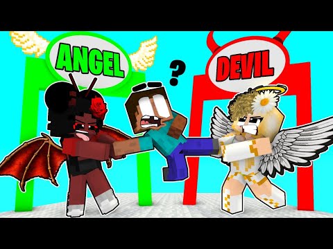Cute Story 2 - Angel vs Devil - DЕSTINY RUN CHАLLENGE - Animation