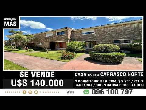 Video de YouTube - Casa Venta Carrasco Norte 3 Dormitorios Patio Montevideo iMas.uy  MA *