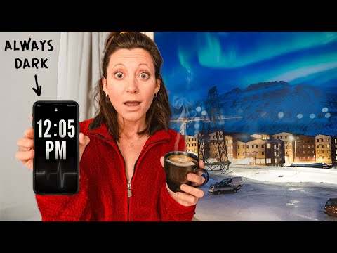Daily Life in the World's Northernmost Town (24 hours of darkness)