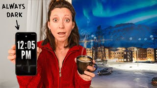 Daily Life in the World's Northernmost Town (24 hours of darkness) - YouTube
