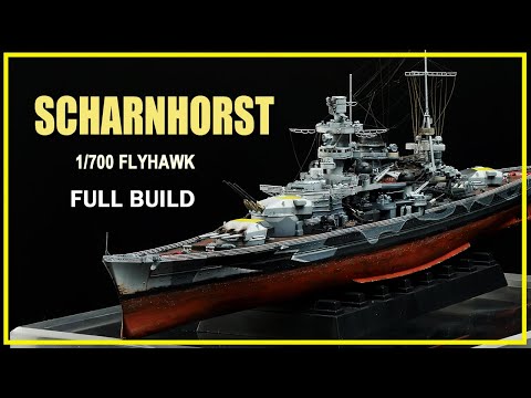 [FULL BUILD] Scharnhorst 1943 (1/700 Flyhawk)