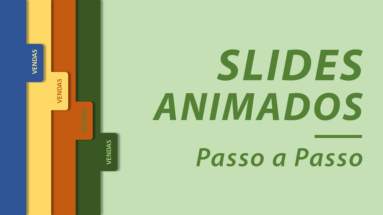 APRESENTAÇÃO COM SLIDES ANIMADOS NO POWERPOINT | Passo a Passo