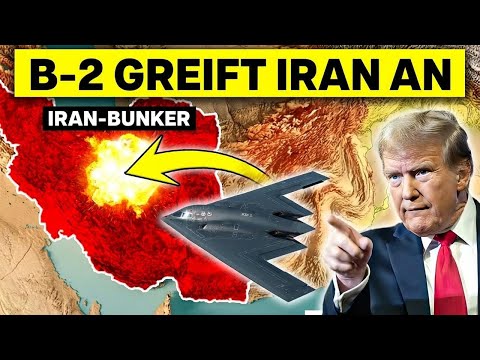US-B-2-Bomber wirft 900-kg-Bunkerbrecher auf Iran ab