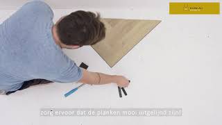 Bobeau Mantaro Visgraat klik PVC 12,5x62,5cm - Hay