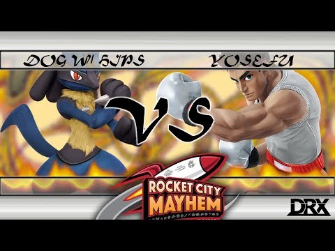 RCSM 2018- Top 16 - Dog W/Hips (Lucario) vs Yosefu (Lil Mac) - Smash 4 - Wii U