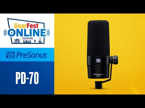PreSonus PD-70 is a great mic for podcasters