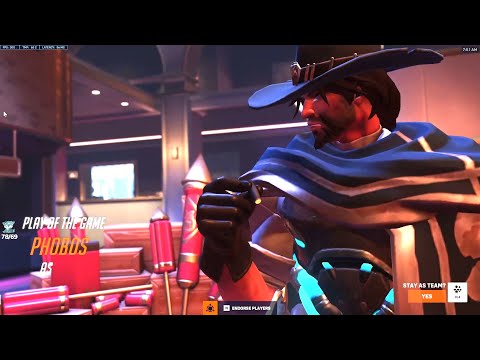 CASSIDY IS STRONG - IDDQD ! POTG! OVERWATCH 2 TOP 500 SEASON 3