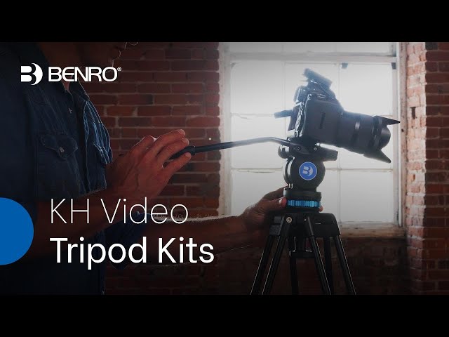 Vidéo teaser pour Benro KH Video Tripod Kits | Sturdy, Versatile tripod for Video Cameras, Mirrorless, and DSLRs