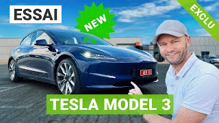 EXCLU Essai nouvelle Tesla Model 3 (2024) : plus douce et plus sage !