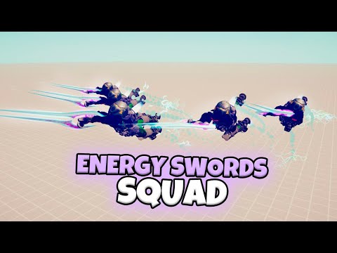 ENERGY SWORDS SQUAD VS EVERY FACTION. SPACE WARRIORS | TABS MODDED GAMEPLAY