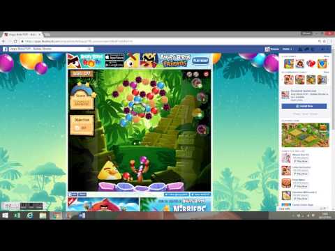 Angry Birds POP! on Facebook - Level 177 Walkthrough