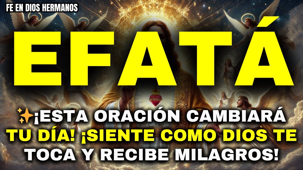 🙌 Jehová dijo: “¡EFATA!” – MEXICANO ¡EL ELEGIDO DE DIOS RECIBIRÁ EL MILAGRITO AHORA! de Dios hoy