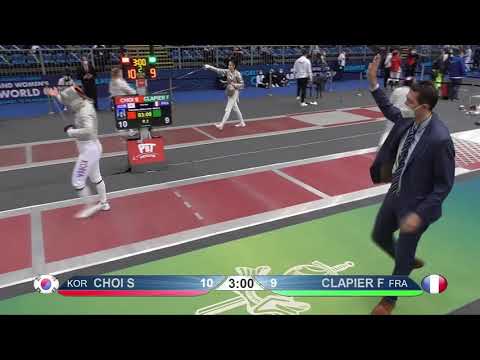 Budapest 2021 SWS - PL64 - Choi SB KOR v Clapier FRA