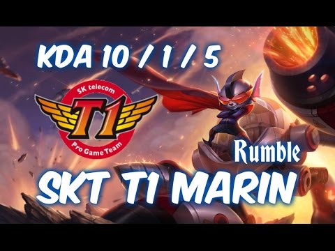 SKT T1 MaRin RUMBLE vs Lissandra TOP - LOL Korean SoloQ