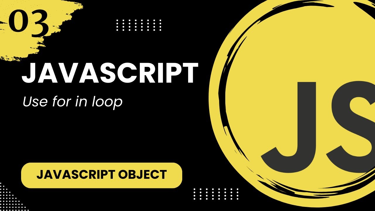 JavaScript Object #3 - Use for in loop