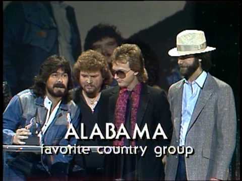 Alabama Wins Country Group Award-AMA 1985