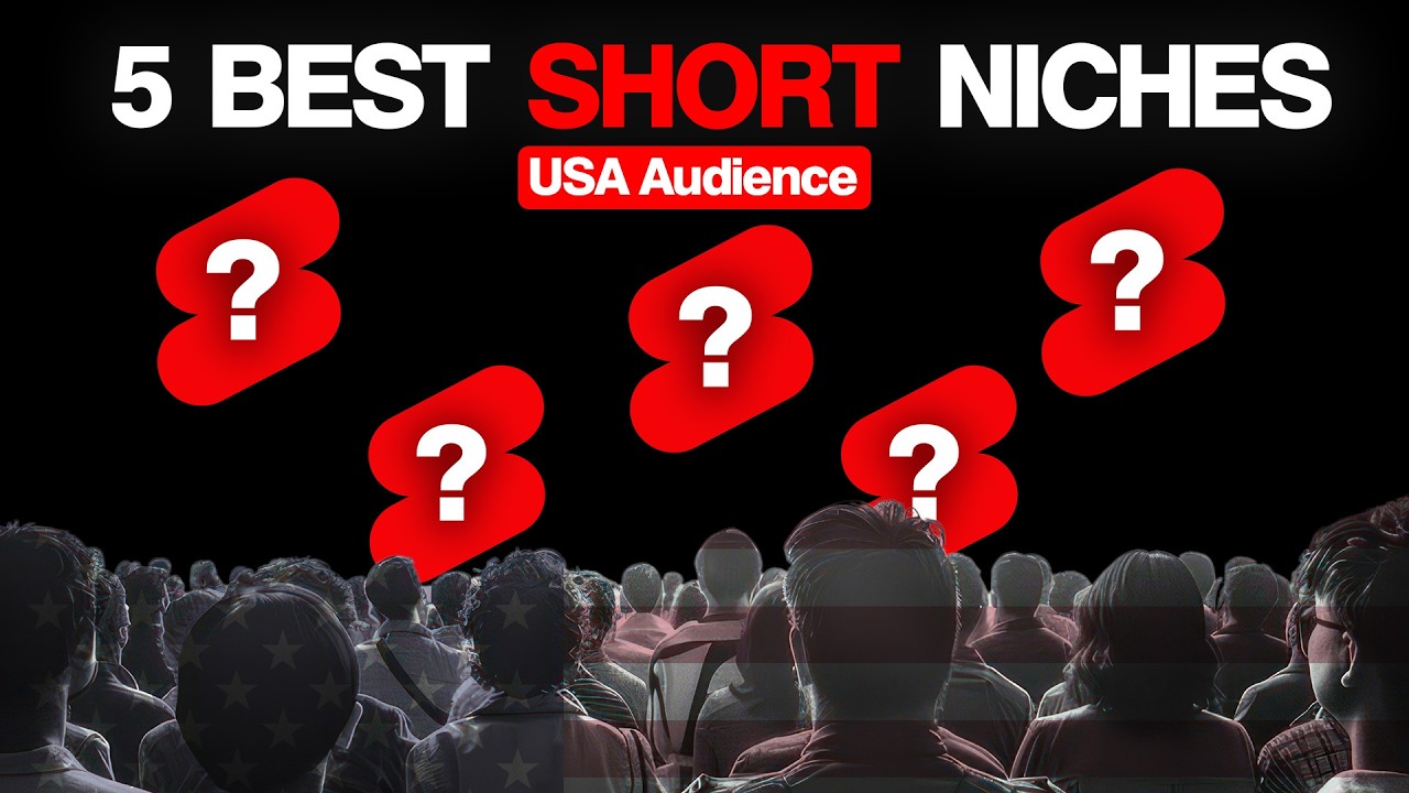 The Best 5 YouTube SHORT Niches to Target USA Audience |  ($245/Day)
