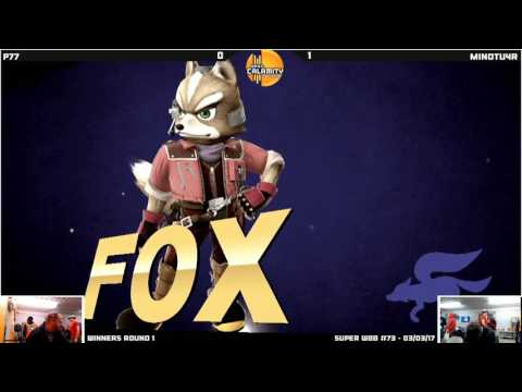 WBB #73  Minot4ur Fox vs P77 Lucas   Winners Round 1   Smash 4 Singles