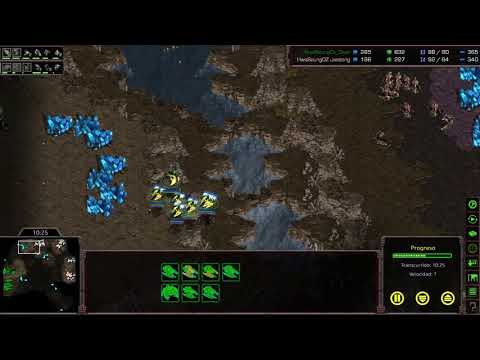 Jaedong (Z) vs Dear (P) en Aztec 1.1 2/2 - StarCraft BroodWar REMASTERED