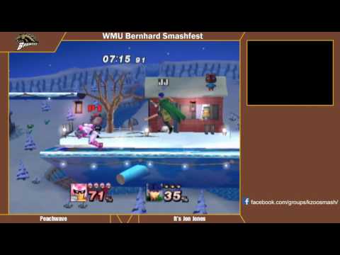 WMU Smashfest 2/17 - Peachwave (Captain Falcon) vs. Jon Jones (Ike)