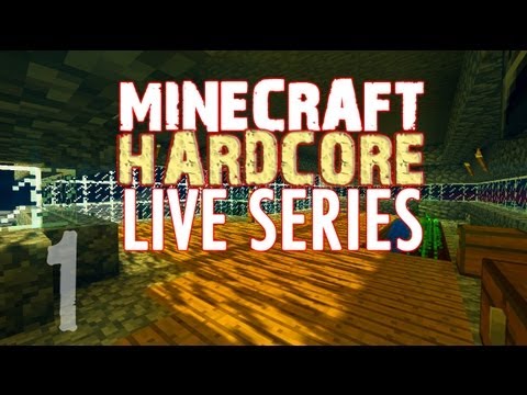 Minecraft Hardcore - 1 - Live Series w/ Wolv21