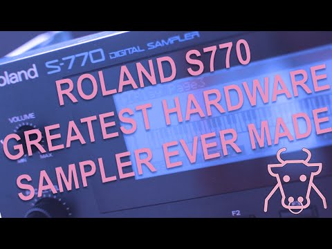 Vintage 1980s Roland SP-700 Sampler + Zulu SCSI USB adapter image 9