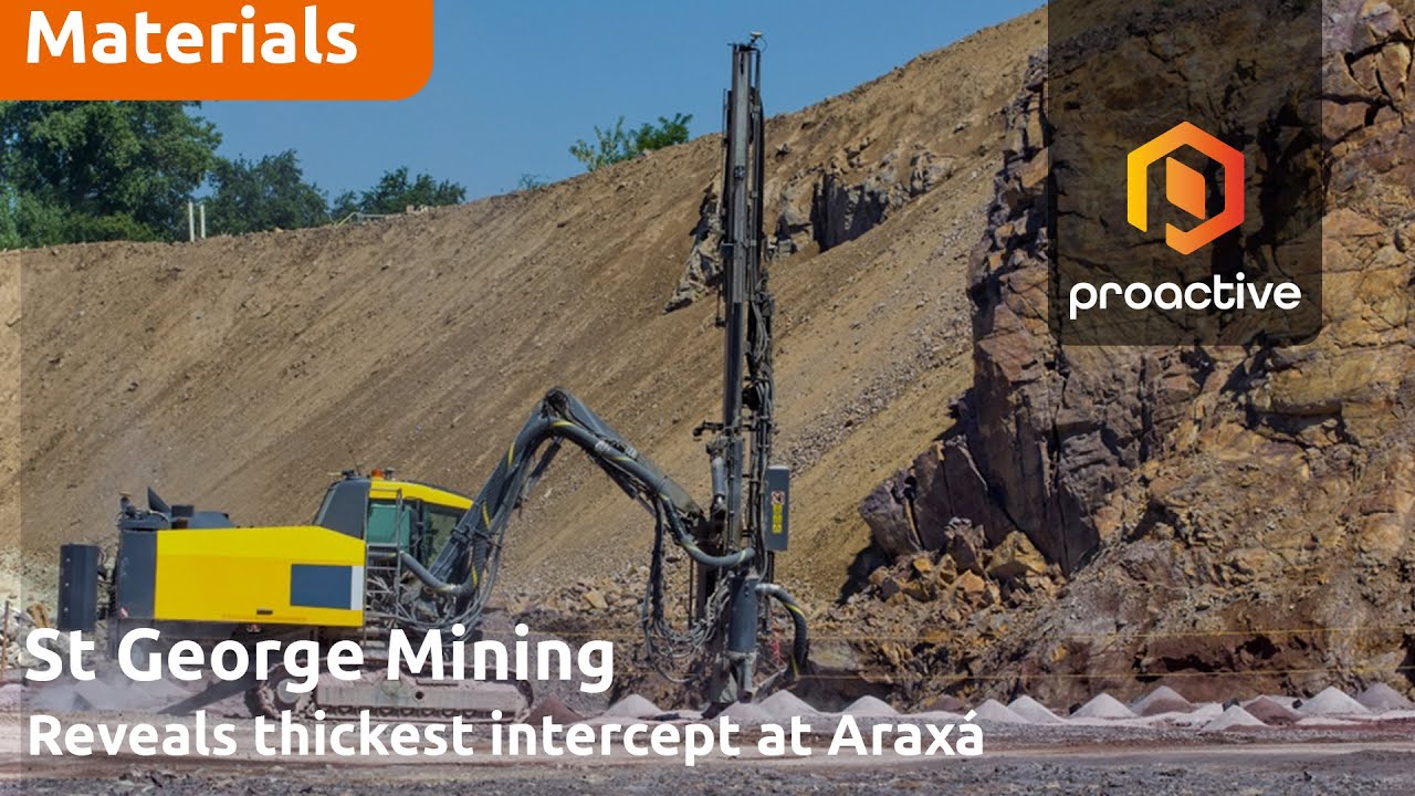 St George Mining reveals thickest intercept at Araxá