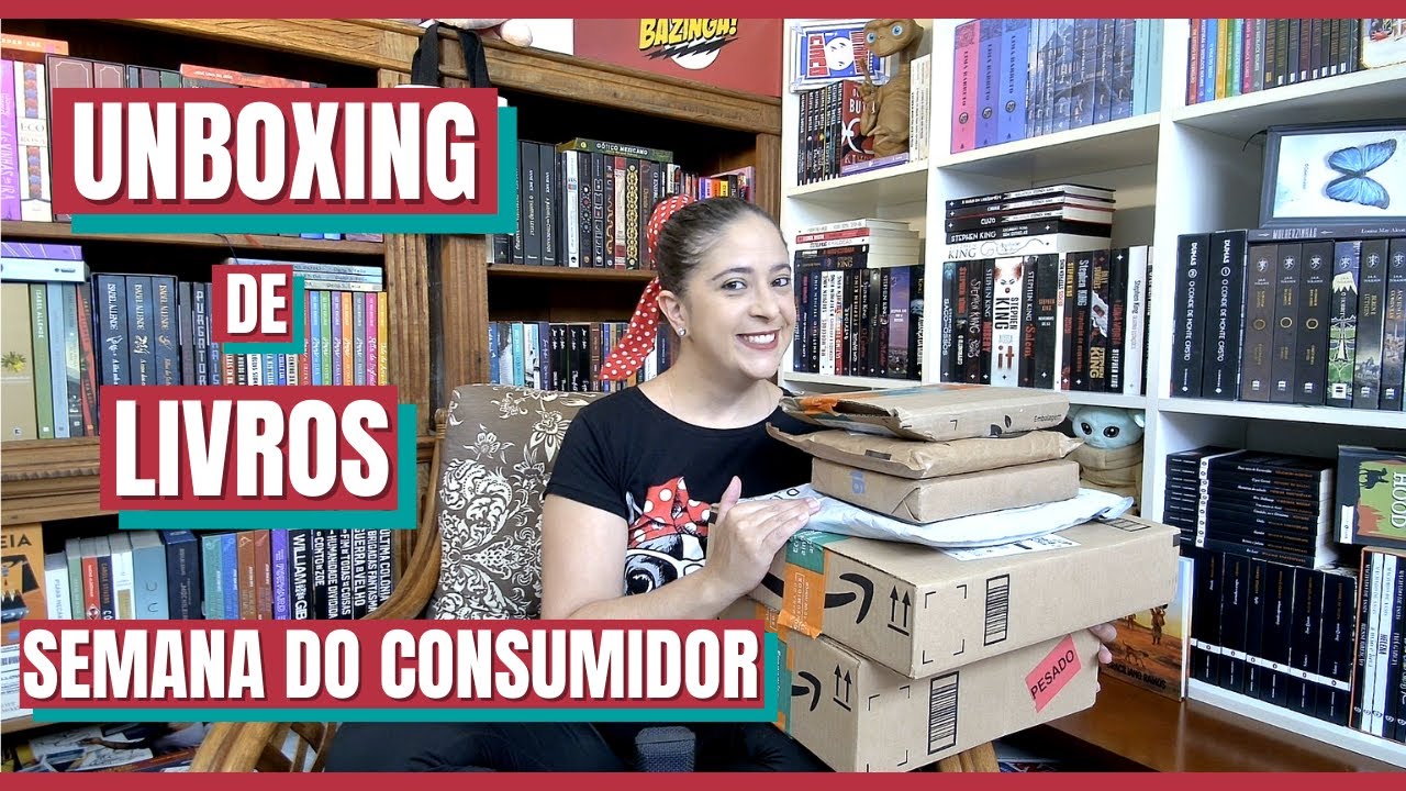 UNBOXING DE LIVROS / SEMANA DO CONSUMIDOR
