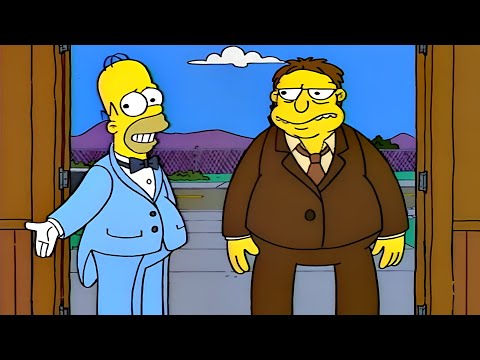 Homero y Barney en la boda del Sr. Burns LOS SIMPSON CAPITULOS COMPLETOS en español latino