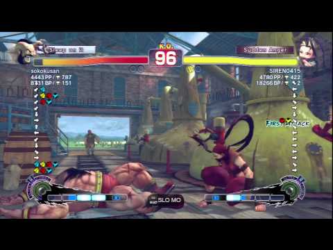 sokokusan (Zangief) Vs SIREN0415 (Ibuki) SSF4 AE Ranked Matches - PSN