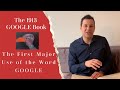 The Very Rare And Amazing 1913 GOOGLE BOOK The First Real Use Of The Word Google