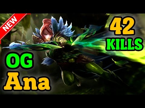 OG Ana - Windranger still strong 42 Kills! ez mid vs sniper - Dota 2
